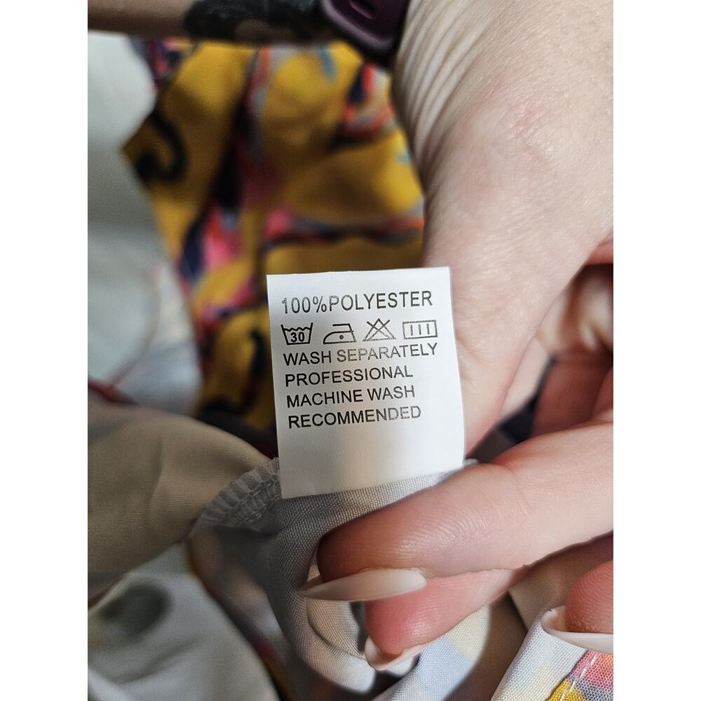 Colorful Abstract Print Shirt and Pants Set by TFY Collection - Picture 7 of 14